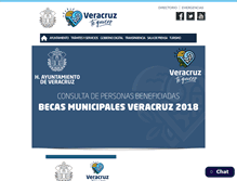 Tablet Screenshot of mail.veracruzmunicipio.gob.mx